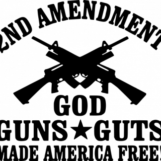 2ND AMENDMENT DECAL