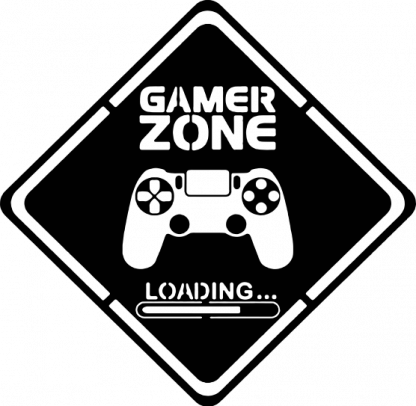 GAMER ZONE LOADING DECAL