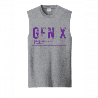 GEN X DISTRESSED SLEEVELESS TEE