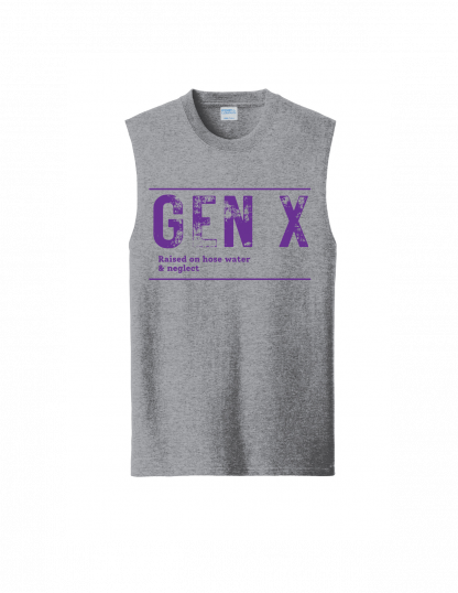 GEN X DISTRESSED SLEEVELESS TEE