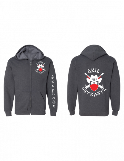 OKIE OUTKASTZ FULL-ZIP HOODIE