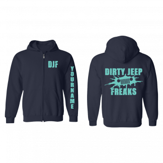 DIRTY JEEP FREAKS FULL-ZIP HOODIE