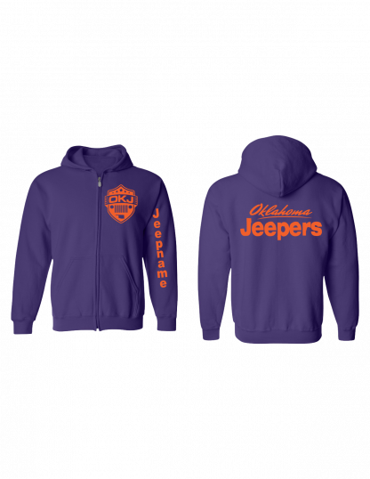 OKLAHOMA JEEPERS FULL-ZIP HOODIE