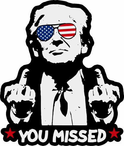 TRUMP, YOU MISSED DECAL